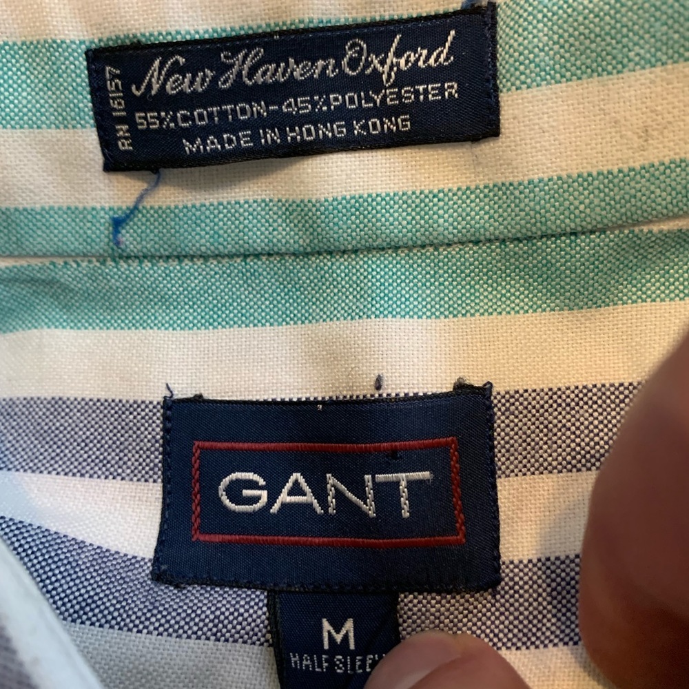Vintage Gant Multicolor Striped Button Down Shirt - Picture 3 of 3